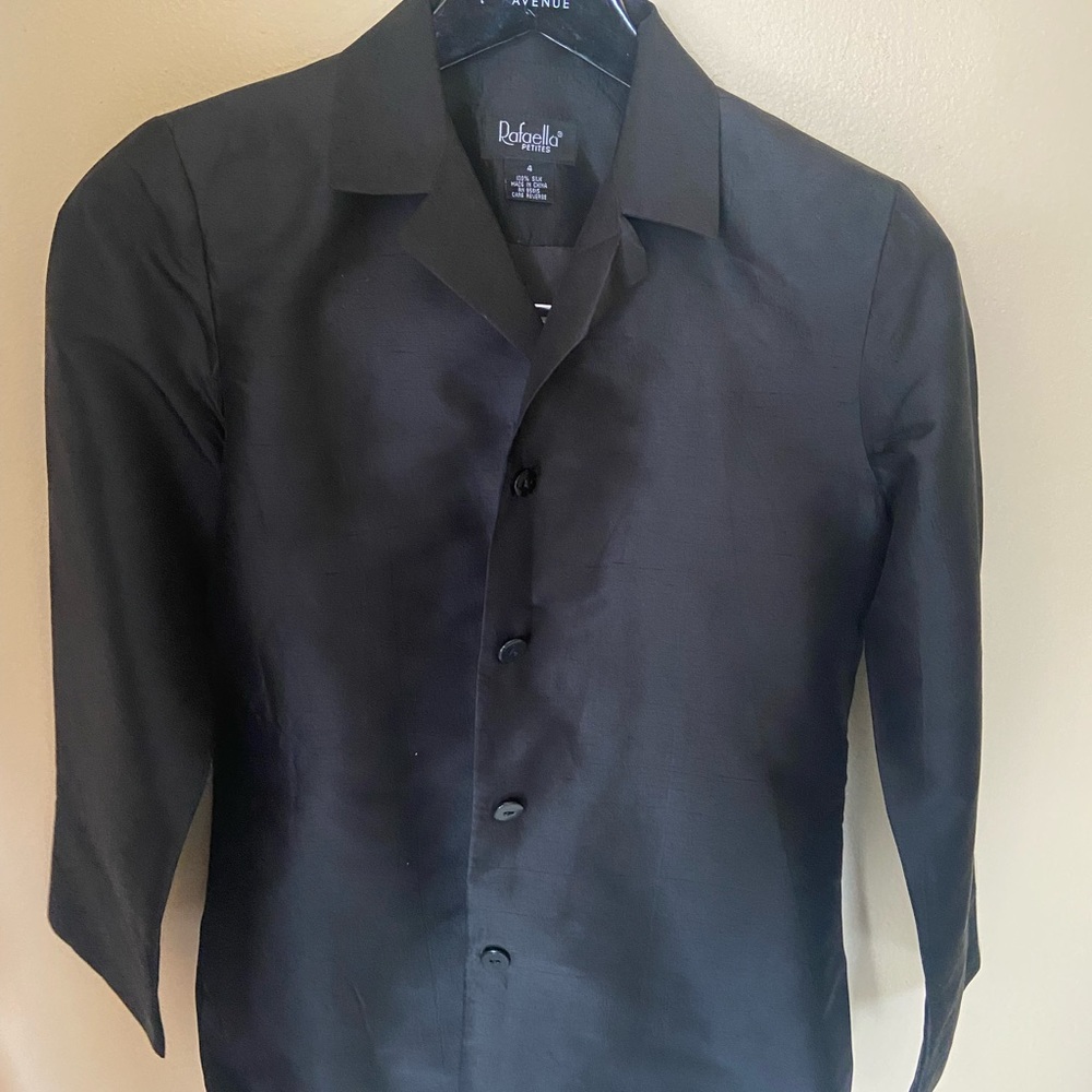 Black Blazer, 100% SILK